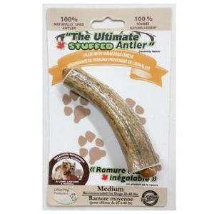 Ultimate Chew Elk Antler Stuffed With Himalayan Cheese - Medium / Himalayan Stuffed - Antlers - Rolf C Hagen Inc. - PetMax Canada