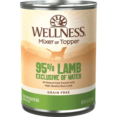 Wellness Canned Dog Food 95% Lamb - 374g - Canned Dog Food - Wellness - PetMax Canada