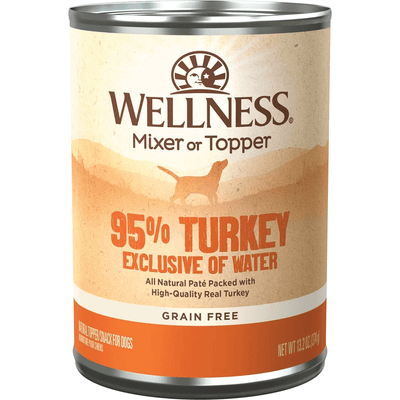 Wellness Canned Dog Food 95% Turkey - 374g - Canned Dog Food - Wellness - PetMax Canada