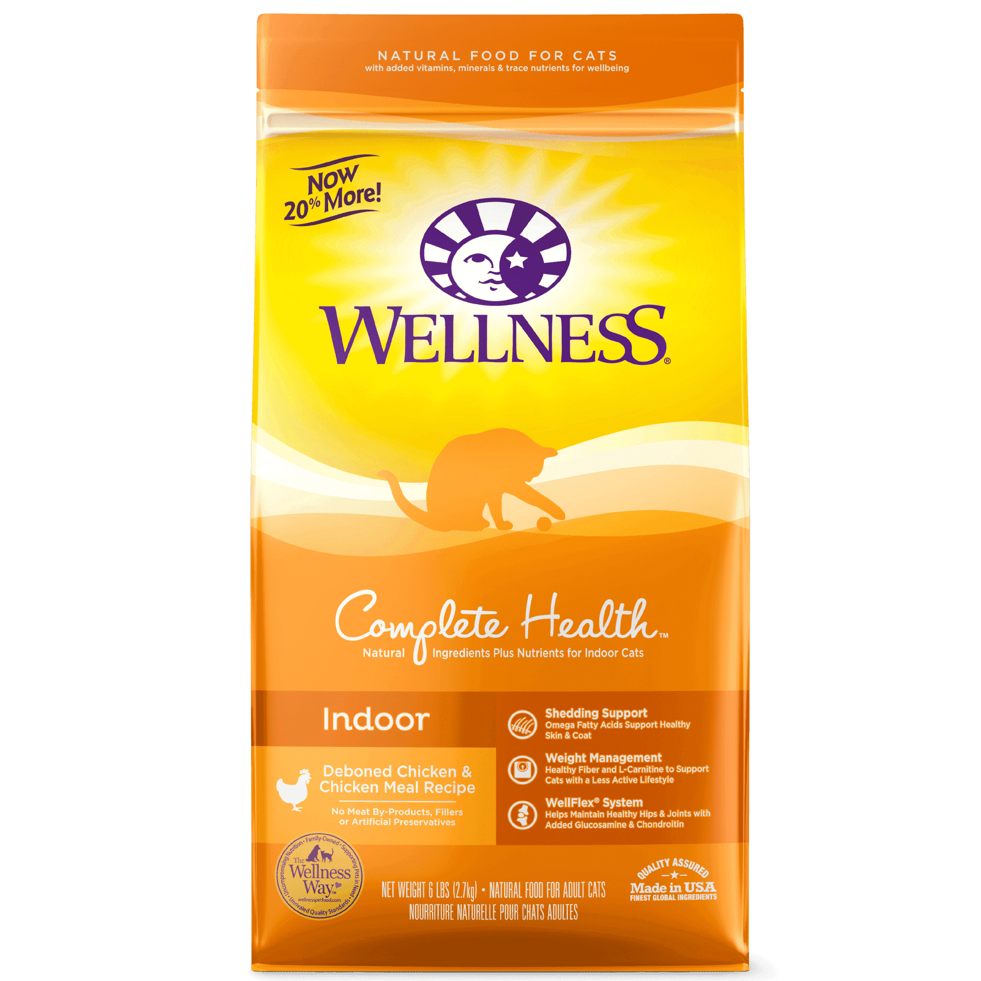 Wellness Cat Food Indoor Health - 2.7 Kg - Cat Food - Wellness - PetMax Canada