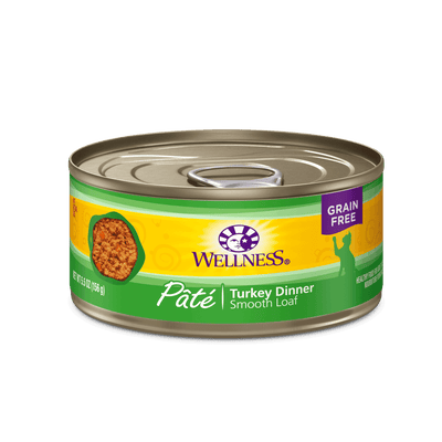 Wellness Complete Health Turkey Formula Grain-Free Canned Cat Food - 155g - Canned Cat Food - Wellness - PetMax Canada