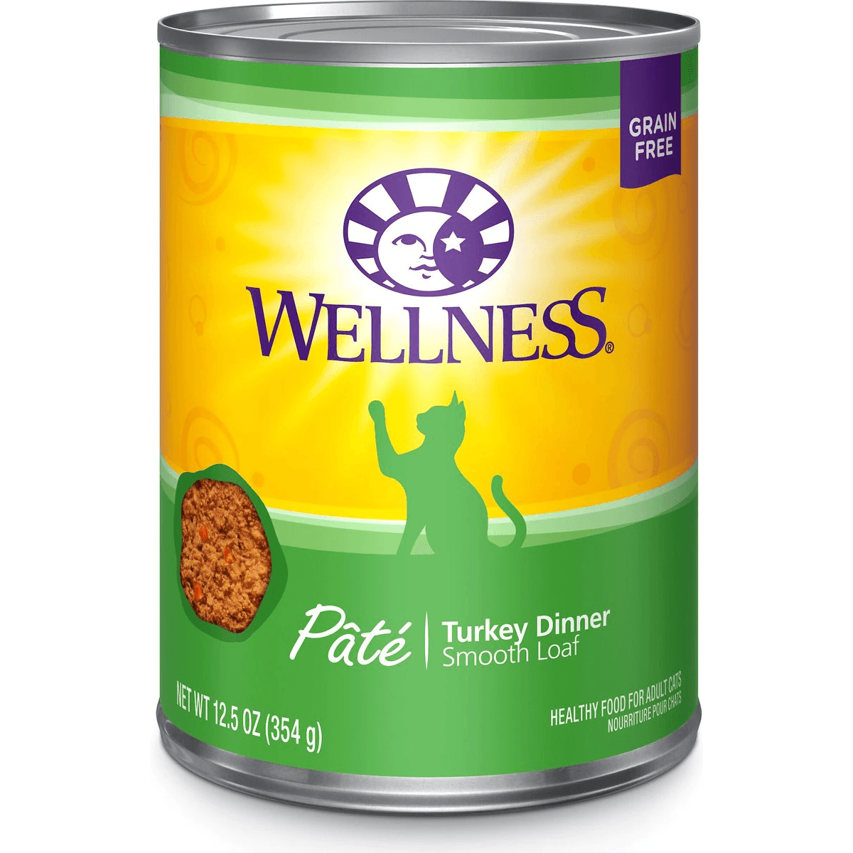 Wellness Complete Health Turkey Formula Grain-Free Canned Cat Food - 354g - Canned Cat Food - Wellness - PetMax Canada