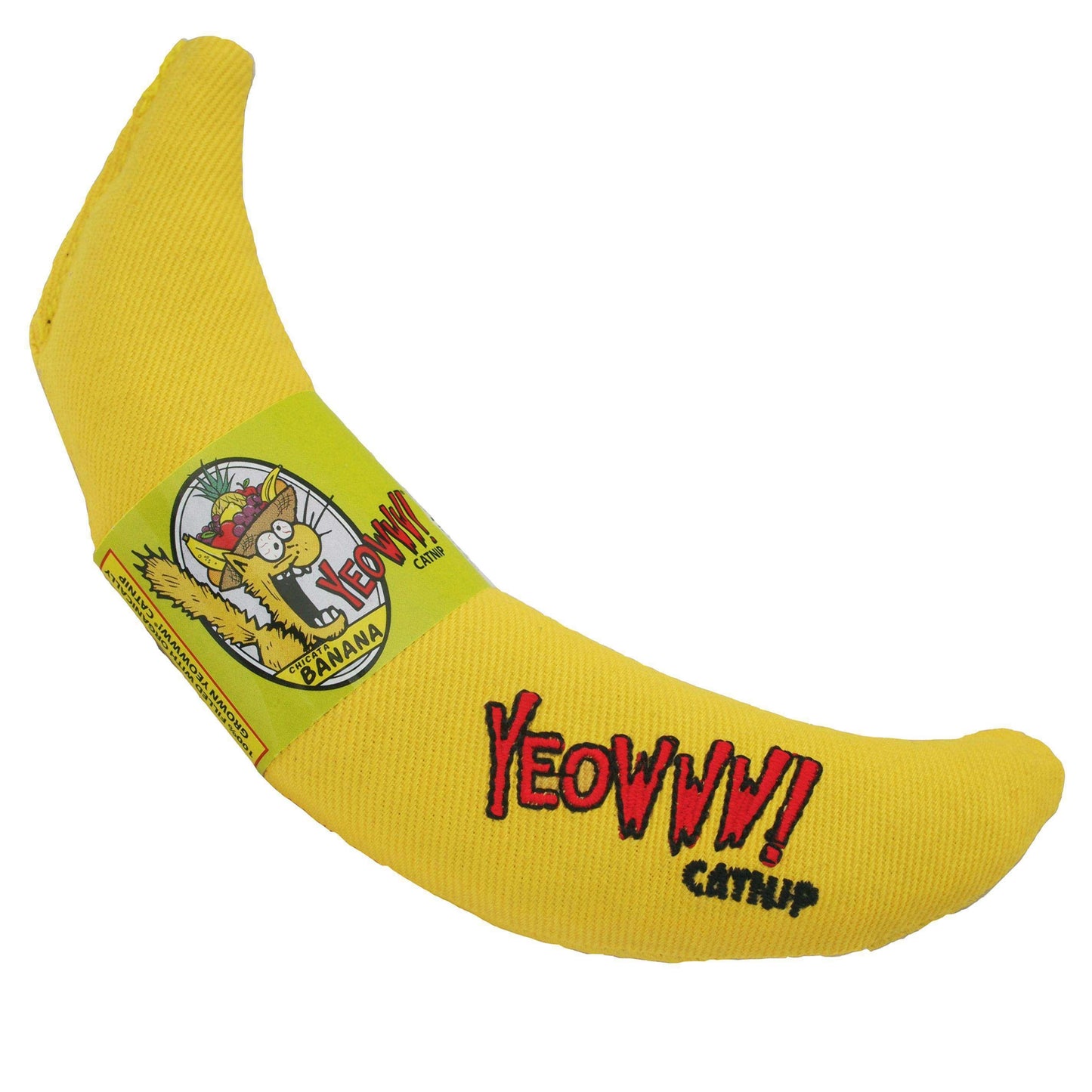 Yeowww Catnip Banana - 7 inches - Cat Toys - Yeowww Catnip - PetMax Canada