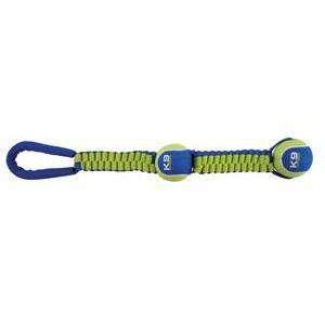 Zeus K9 Fitness Tennis Ball Ballistic Twist Double Tug - 20 inches - Dog Toys - Zeus - PetMax Canada