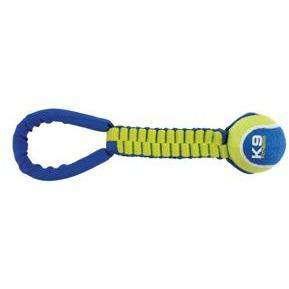 Zeus K9 Fitness Tennis Ball Ballistic Twist Tug - 12 inches - Dog Toys - Zeus - PetMax Canada