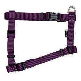 Zeus Nylon Dog Harness Royal Purple - Lg: 3/4 x 18-27 in - Harnesses - Zeus - PetMax Canada