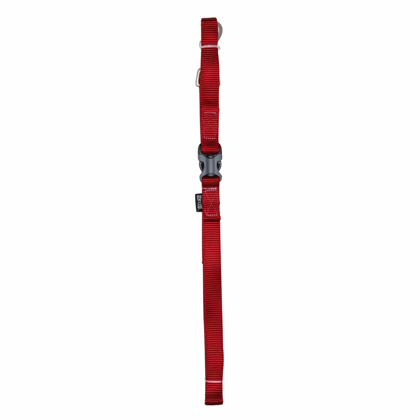 Zeus Nylon Dog Leash Deep Red - Sm: 3/8 in x 4 ft - Leashes - Zeus - PetMax Canada