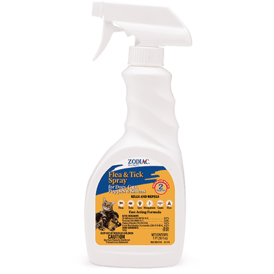 Zodiac Cat & Kitten Flea & Tick Spray - 236 mL - Flea & Tick - Zodiac - PetMax Canada