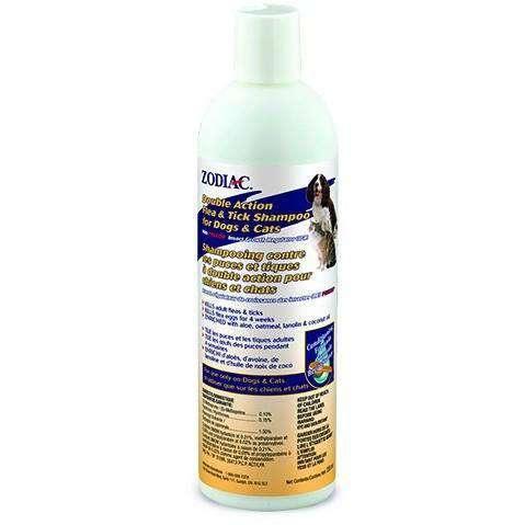 Zodiac Double Action Flea & Tick Shampoo - 355 mL - Grooming - Zodiac - PetMax Canada