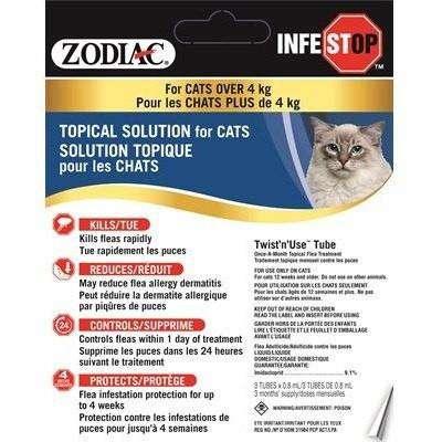 Zodiac Infestop For Cats Over 4 Kg - Default Title - Flea & Tick - Zodiac - PetMax Canada