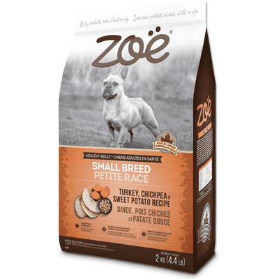 Zoe Dog Adult Small Breed Turkey, Chickpea, Potato - 2 Kg - Dog Food - Zoe - PetMax Canada