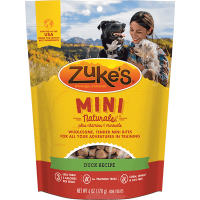 Zukes Dog Treats Mini Naturals Duck - 170g - Dog Treats - Zukes - PetMax Canada