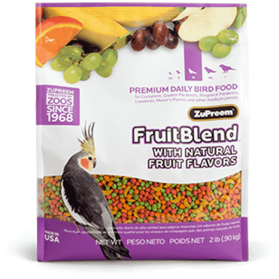 Zupreem Fruit Blend Cockatiel - 900g - Bird Food - Zupreem - PetMax Canada