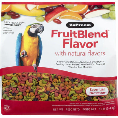 Zupreem Fruit Blend Large Parrots - 1.59 Kg - Bird Food - Zupreem - PetMax Canada