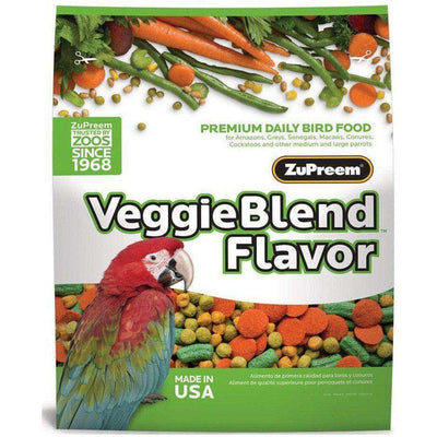 Zupreem Veggie Blend Medium & Large Birds - 1.47 Kg - Bird Food - Zupreem - PetMax Canada